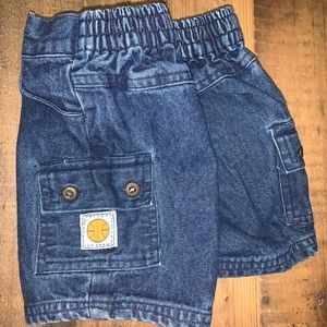 3 for $20 / Denim basketball logo shorts (18 M)